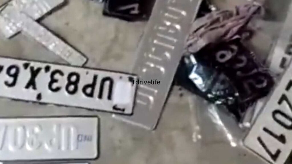 Number Plate मान्यता: "नकली Number Plate का उपयोग करते हुए पाए गए थे" 1 Number Plate