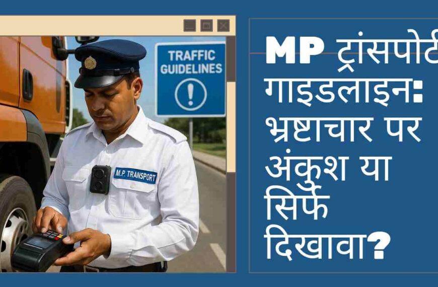 MP ट्रांसपोर्ट गाइडलाइन: मध्य प्रदेश में परिवहन विभाग के...