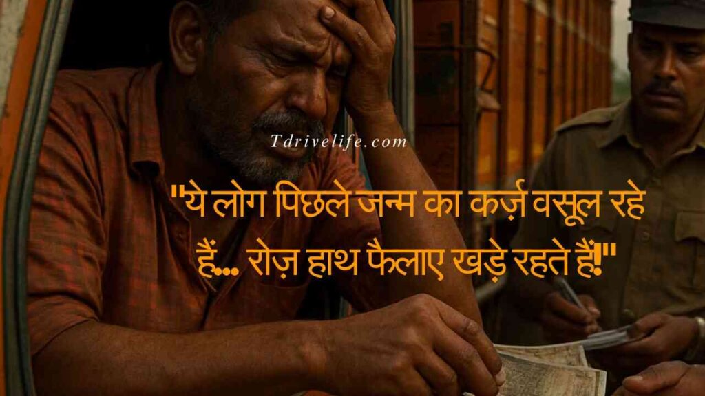 ड्राइवरों का शोषण: सड़क पर भ्रष्टाचार का सच | ट्रक ड्राइवर समस्याएं 1 ड्राइवरों का शोषण
